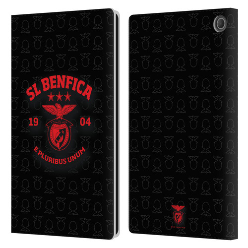 S.L. Benfica 2021/22 Crest E Pluribus Unum Leather Book Wallet Case Cover For Amazon Fire Max 11 2023