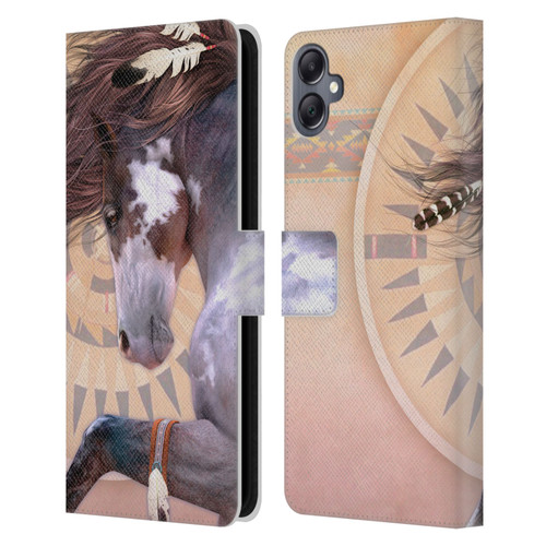 Laurie Prindle Fantasy Horse Native Spirit Leather Book Wallet Case Cover For Samsung Galaxy A05