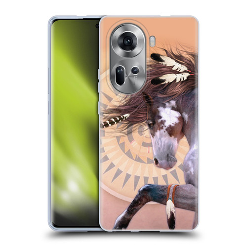 Laurie Prindle Fantasy Horse Native Spirit Soft Gel Case for OPPO Reno11