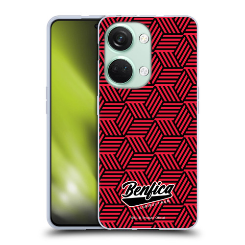 S.L. Benfica 2021/22 Crest Geometric Soft Gel Case for OnePlus Nord 3 5G