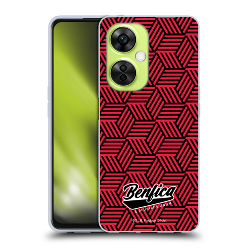 S.L. Benfica 2021/22 Crest Geometric Soft Gel Case for OnePlus Nord CE 3 Lite 5G