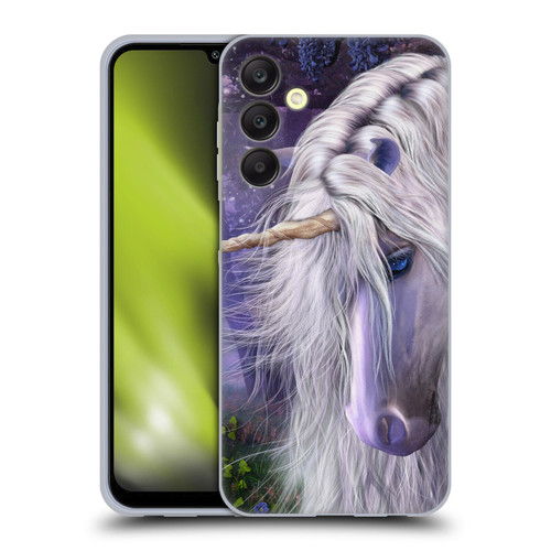 Laurie Prindle Fantasy Horse Moonlight Serenade Unicorn Soft Gel Case for Samsung Galaxy A25 5G