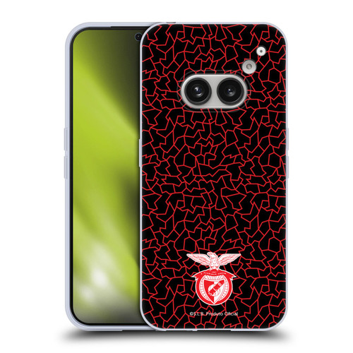 S.L. Benfica 2021/22 Crest Mosaic Pattern Soft Gel Case for Nothing Phone (2a)