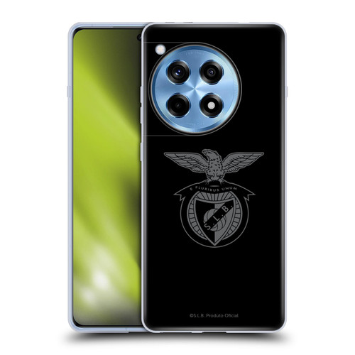 S.L. Benfica 2021/22 Crest Black Soft Gel Case for OnePlus 12R