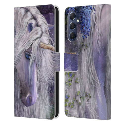 Laurie Prindle Fantasy Horse Moonlight Serenade Unicorn Leather Book Wallet Case Cover For Samsung Galaxy M54 5G