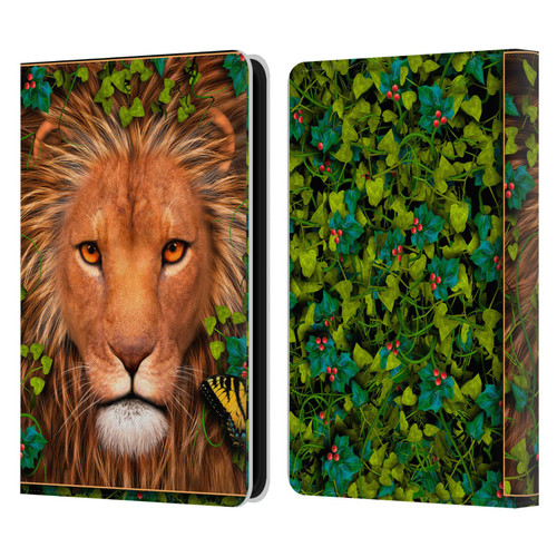 Laurie Prindle Lion Return Of The King Leather Book Wallet Case Cover For Amazon Kindle 11th Gen 6in 2022