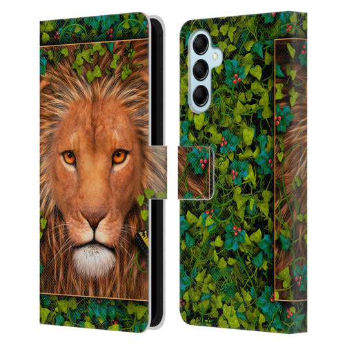 Laurie Prindle Lion Return Of The King Leather Book Wallet Case Cover For Samsung Galaxy M14 5G