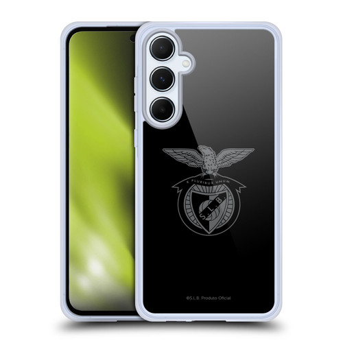 S.L. Benfica 2021/22 Crest Black Soft Gel Case for Samsung Galaxy A55 5G