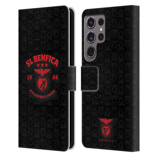 S.L. Benfica 2021/22 Crest E Pluribus Unum Leather Book Wallet Case Cover For Samsung Galaxy S24 Ultra 5G