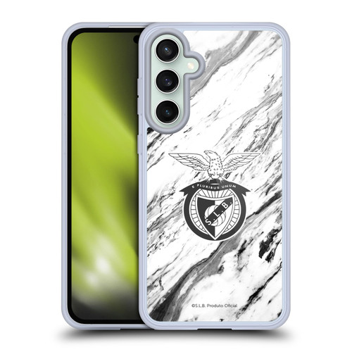 S.L. Benfica 2021/22 Crest Marble Soft Gel Case for Samsung Galaxy S23 FE 5G