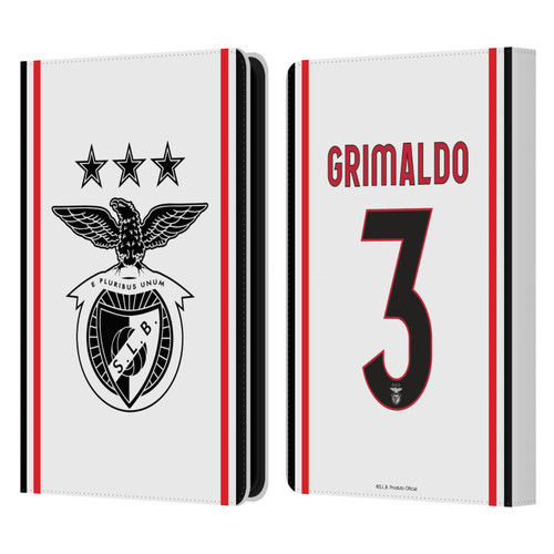 S.L. Benfica 2021/22 Players Away Kit Álex Grimaldo Leather Book Wallet Case Cover For Amazon Kindle Paperwhite 5 (2021)