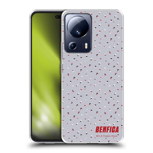 S.L. Benfica 2021/22 Crest Triangles Soft Gel Case for Xiaomi 13 Lite 5G