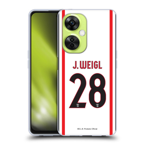 S.L. Benfica 2021/22 Players Away Kit Julian Weigl Soft Gel Case for OnePlus Nord CE 3 Lite 5G