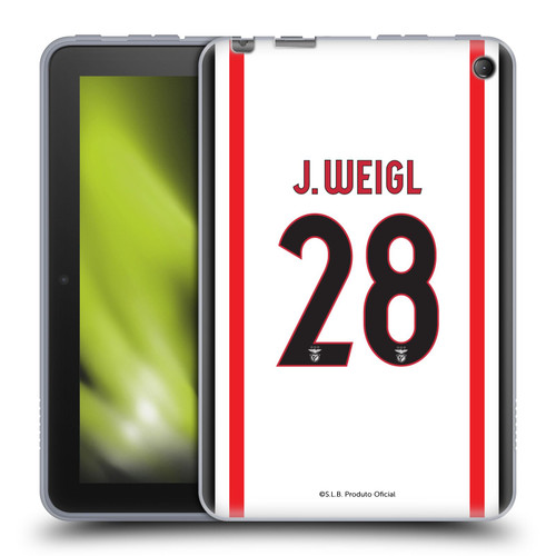 S.L. Benfica 2021/22 Players Away Kit Julian Weigl Soft Gel Case for Amazon Fire 7 2022