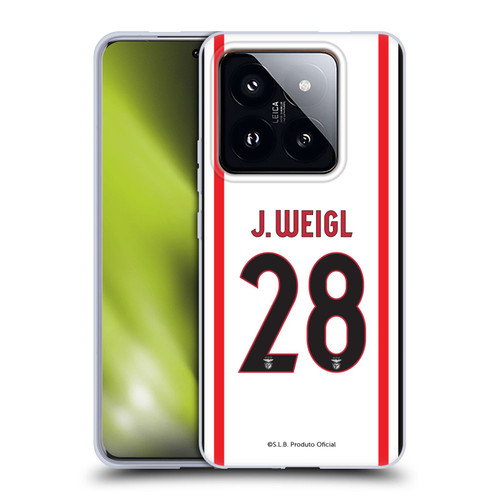 S.L. Benfica 2021/22 Players Away Kit Julian Weigl Soft Gel Case for Xiaomi 14 Pro