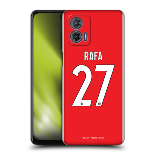 S.L. Benfica 2021/22 Players Home Kit Rafa Silva Soft Gel Case for Motorola Moto G73 5G