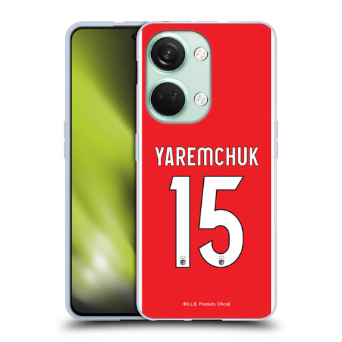 S.L. Benfica 2021/22 Players Home Kit Roman Yaremchuk Soft Gel Case for OnePlus Nord 3 5G