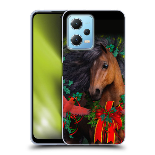 Laurie Prindle Western Stallion A Morgan Christmas Soft Gel Case for Xiaomi Redmi Note 12 5G