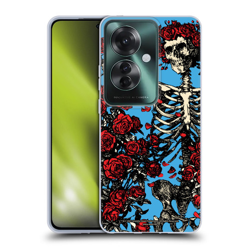 Grateful Dead Trends Bertha Skull Roses Soft Gel Case for OPPO Reno11 F 5G / F25 Pro 5G
