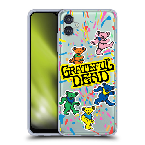 Grateful Dead Trends Bear Color Splatter Soft Gel Case for Samsung Galaxy M04 5G / A04e