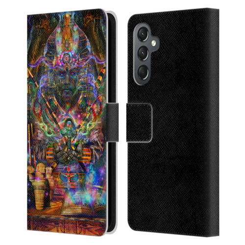 Jumbie Art Gods and Goddesses Osiris Leather Book Wallet Case Cover For Samsung Galaxy A25 5G