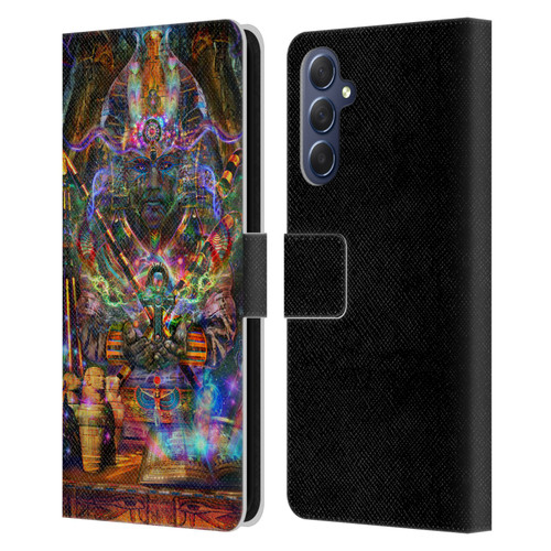Jumbie Art Gods and Goddesses Osiris Leather Book Wallet Case Cover For Samsung Galaxy M54 5G