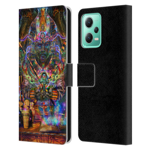 Jumbie Art Gods and Goddesses Osiris Leather Book Wallet Case Cover For Xiaomi Redmi Note 12 5G