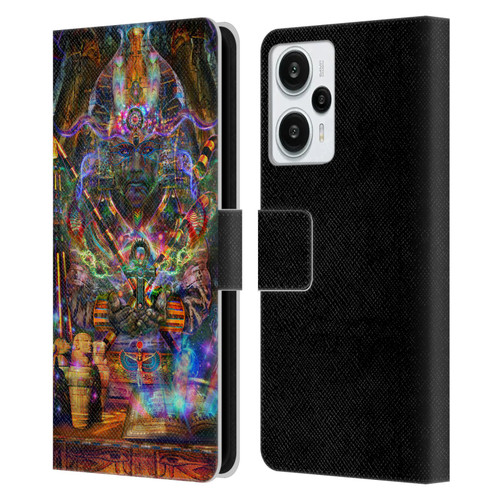 Jumbie Art Gods and Goddesses Osiris Leather Book Wallet Case Cover For Xiaomi Redmi Note 12T