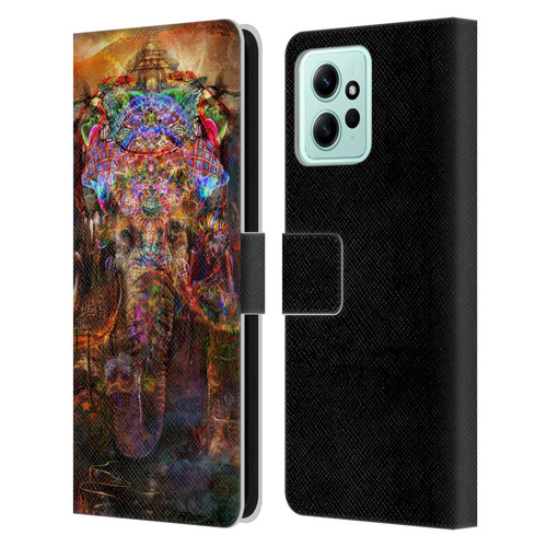 Jumbie Art Gods and Goddesses Ganesha Leather Book Wallet Case Cover For Xiaomi Redmi 12