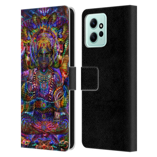Jumbie Art Gods and Goddesses Vishnu Leather Book Wallet Case Cover For Xiaomi Redmi 12
