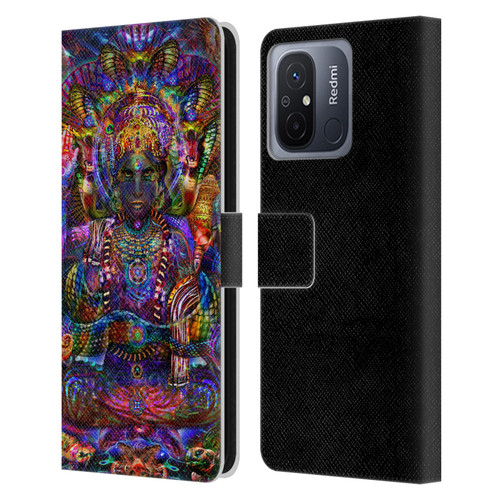 Jumbie Art Gods and Goddesses Vishnu Leather Book Wallet Case Cover For Xiaomi Redmi 12C