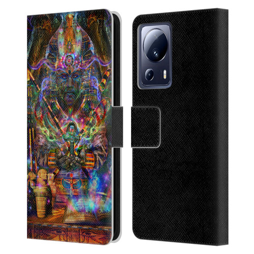 Jumbie Art Gods and Goddesses Osiris Leather Book Wallet Case Cover For Xiaomi 13 Lite 5G