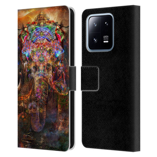 Jumbie Art Gods and Goddesses Ganesha Leather Book Wallet Case Cover For Xiaomi 13 Pro 5G
