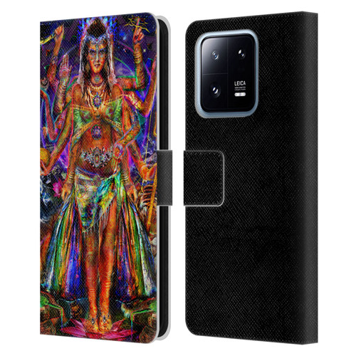 Jumbie Art Gods and Goddesses Pavarti Leather Book Wallet Case Cover For Xiaomi 13 Pro 5G