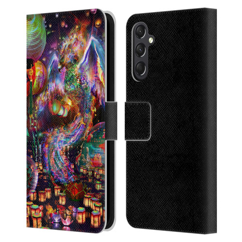 Jumbie Art Visionary Phoenix Leather Book Wallet Case Cover For Samsung Galaxy A24 4G / M34 5G