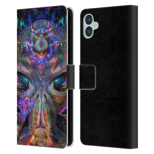 Jumbie Art Visionary Alien Leather Book Wallet Case Cover For Samsung Galaxy M04 5G / A04e