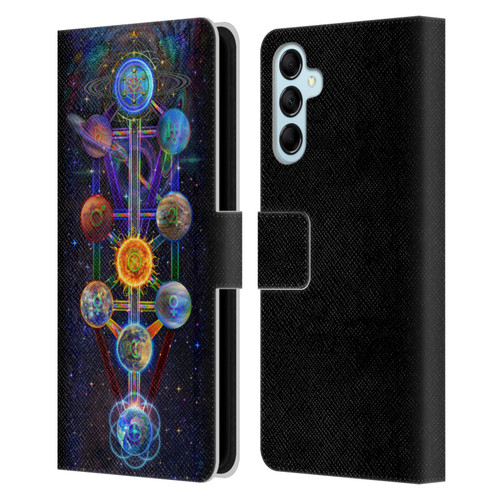 Jumbie Art Visionary Tree Of Life Leather Book Wallet Case Cover For Samsung Galaxy M14 5G
