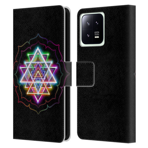 Jumbie Art Visionary Sri Yantra Leather Book Wallet Case Cover For Xiaomi 13 5G