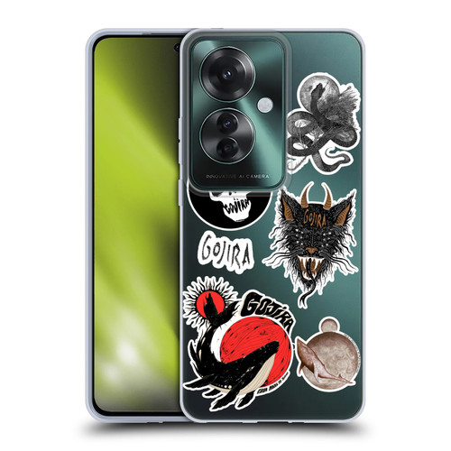 Gojira Graphics Sticker Print Soft Gel Case for OPPO Reno11 F 5G / F25 Pro 5G