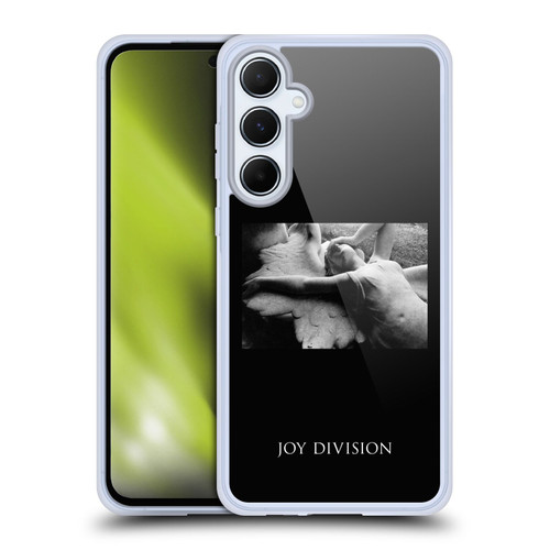 Joy Division Graphics Love Will Tear Us Apart Soft Gel Case for Samsung Galaxy A55 5G