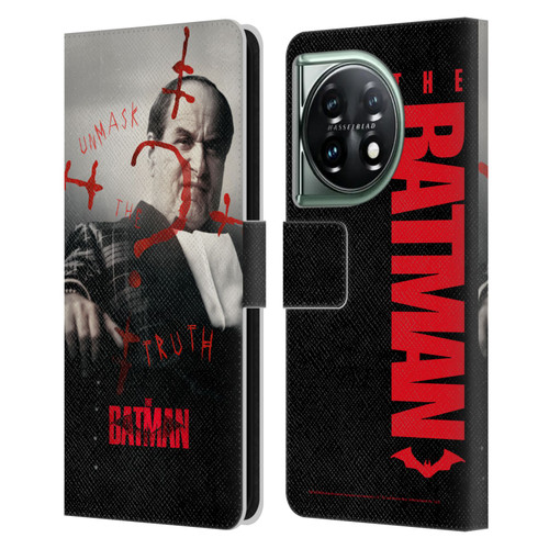 The Batman Posters Penguin Unmask The Truth Leather Book Wallet Case Cover For OnePlus 11 5G