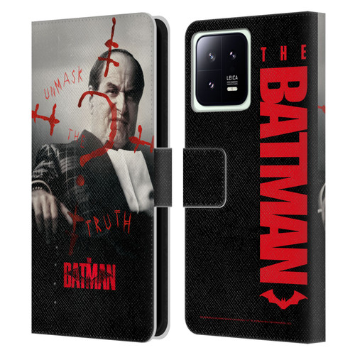 The Batman Posters Penguin Unmask The Truth Leather Book Wallet Case Cover For Xiaomi 13 5G