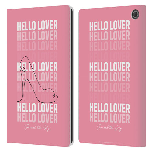 Sex and The City: Television Series Characters Hello Lover Carrie Leather Book Wallet Case Cover For Amazon Fire Max 11 2023