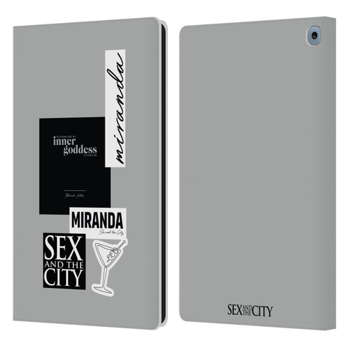 Sex and The City: Television Series Characters Inner Goddess Miranda Leather Book Wallet Case Cover For Amazon Fire HD 10 / Plus 2021
