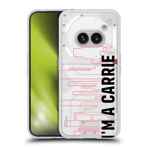 Sex and The City: Television Series Characters Carrie Soft Gel Case for Nothing Phone (2a)