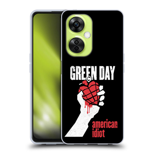 Green Day Graphics American Idiot Soft Gel Case for OnePlus Nord CE 3 Lite 5G