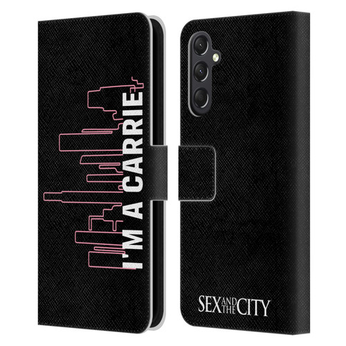 Sex and The City: Television Series Characters Carrie Leather Book Wallet Case Cover For Samsung Galaxy A24 4G / M34 5G