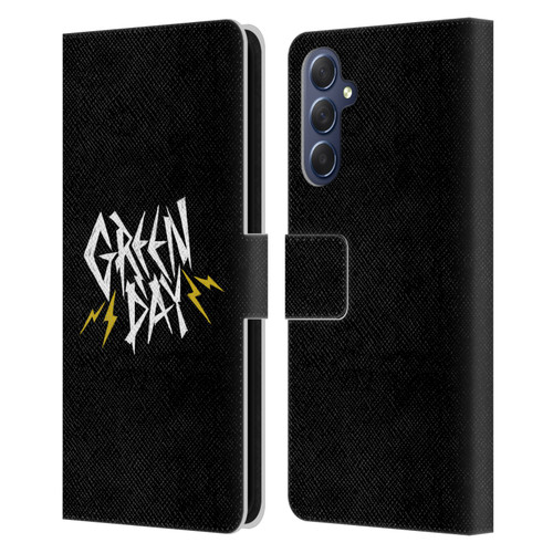 Green Day Graphics Bolts Leather Book Wallet Case Cover For Samsung Galaxy M54 5G