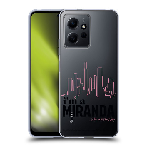 Sex and The City: Television Series Characters I'm A Miranda Soft Gel Case for Xiaomi Redmi Note 12 4G