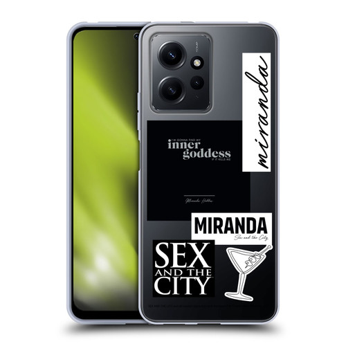 Sex and The City: Television Series Characters Inner Goddess Miranda Soft Gel Case for Xiaomi Redmi Note 12 4G